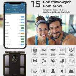 ANALITYCZNA WAGA ŁAZIENKOWA SMART IOS ANDROID KLAUSBERG KB-7856
