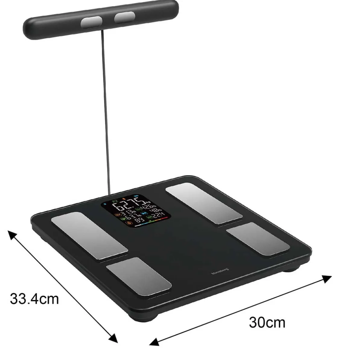 ANALITYCZNA WAGA ŁAZIENKOWA SMART IOS ANDROID KLAUSBERG KB-7856