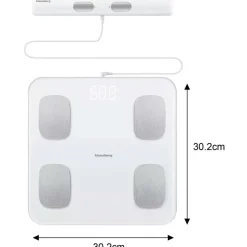 ANALITYCZNA WAGA ŁAZIENKOWA SMART IOS ANDROID KLAUSBERG KB-7853