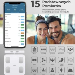 ANALITYCZNA WAGA ŁAZIENKOWA SMART IOS ANDROID KLAUSBERG KB-7853