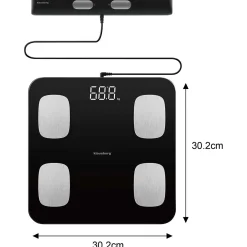 ANALITYCZNA WAGA ŁAZIENKOWA SMART IOS ANDROID KLAUSBERG KB-7852