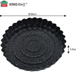 BLACHA FORMA DO TARTY Ø28cm KINGHOFF KH-1956