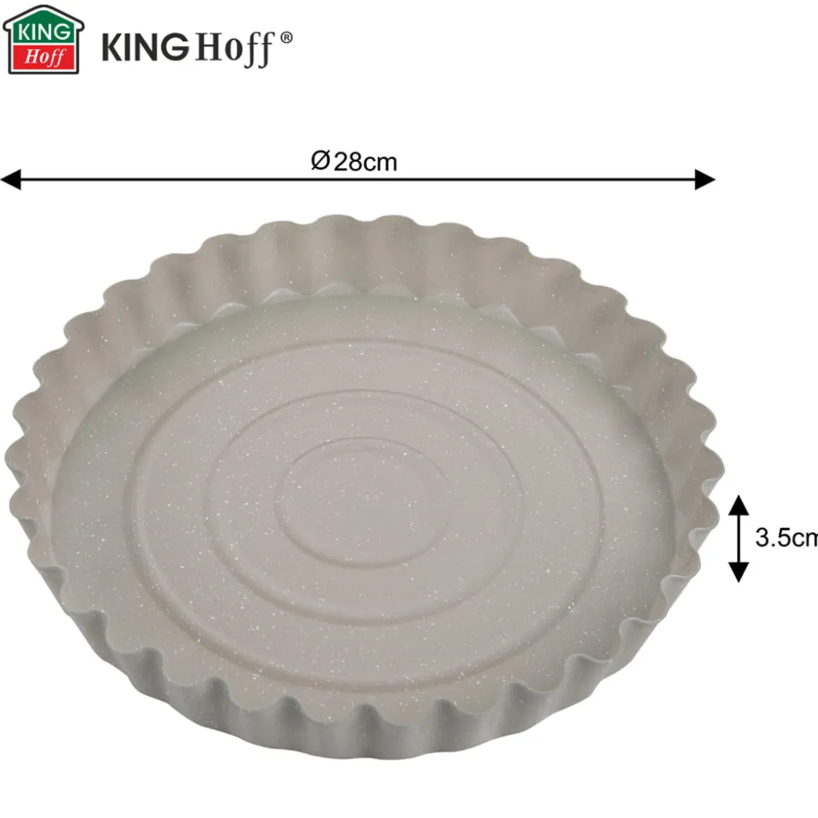 BLACHA FORMA DO TARTY Ø28cm KINGHOFF KH-1958
