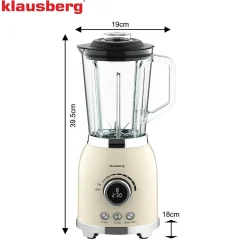 BLENDER KIELICHOWY WYŚWIETLACZ LED KLAUSBERG KB-9030 RETRO