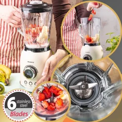 BLENDER KIELICHOWY WYŚWIETLACZ LED KLAUSBERG KB-9030 RETRO