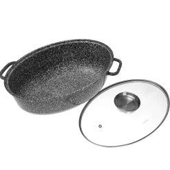 Brytfanna ceramiczna 38cm z pokrywą Klausberg KB-7366