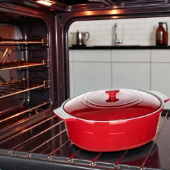 BRYTFANNA CERAMICZNA Z POKRYWĄ DO ZAPIEKANIA 3,6L BANQUET CULINARIA