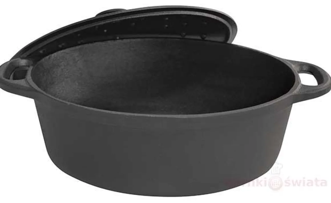 BRYTFANNA ŻELIWNA 33cm 6,2L KINGHOFF KH-1111