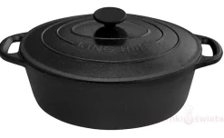 BRYTFANNA ŻELIWNA 33cm 6,2L KINGHOFF KH-1111