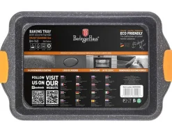 BRYTFANNA FORMA DO PIECZENIA GRANIT DIAMOND 36cm BERLINGERHAUS BH-1140