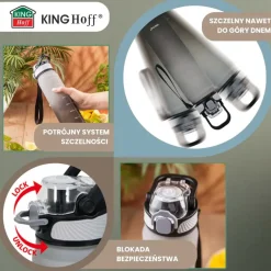BUTELKA BIDON NA WODĘ 1L KINGHOFF KH-2008