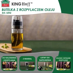 BUTELKA SPRYSKIWACZ DO OCTU I OLIWY KINGHOFF KH-1894
