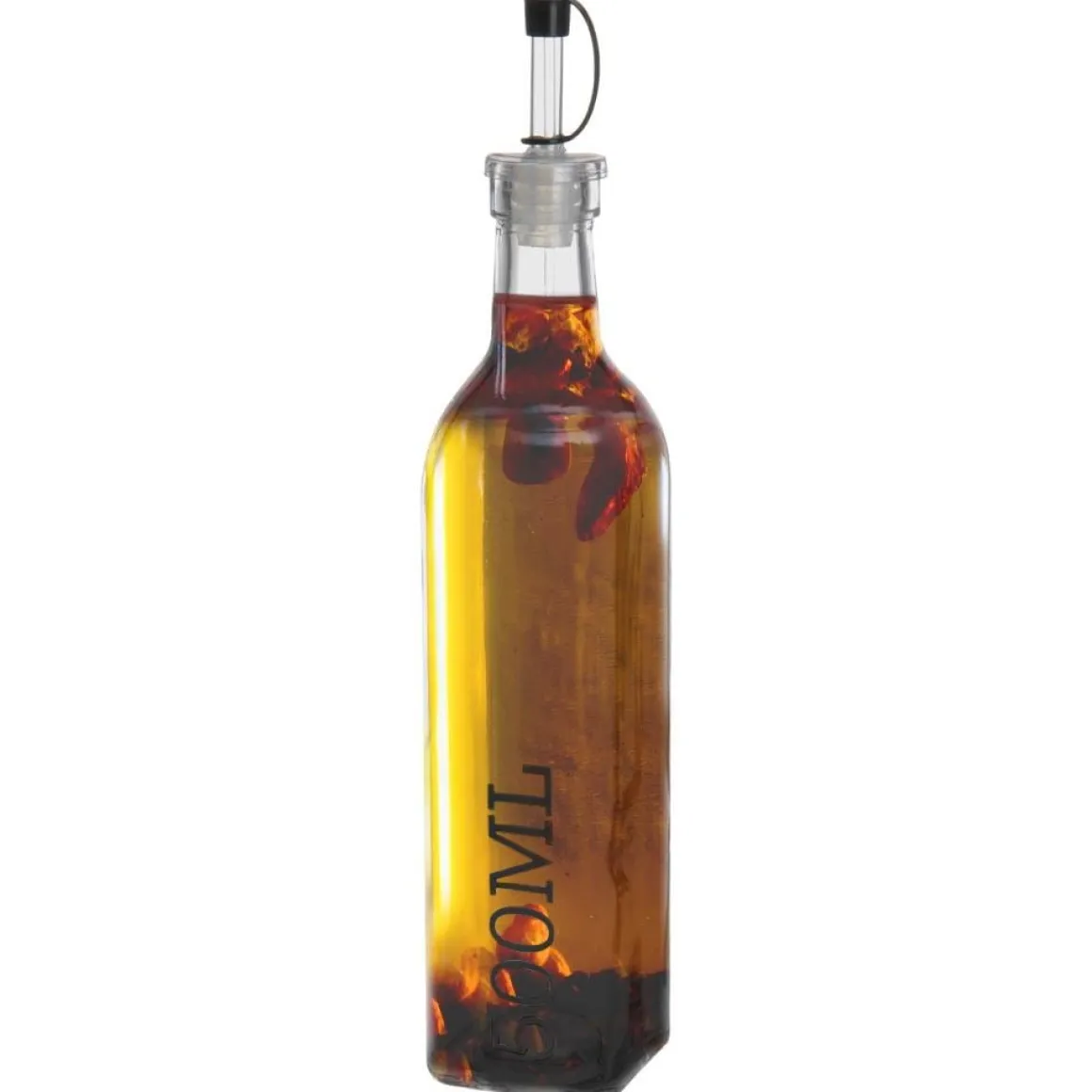 BUTELKA SZKLANA NA OLIWĘ Z DOZOWNIKIEM 500ml