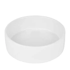 CERAMICZNA CUKIERNICA Z POKRYWĄ I ŁYŻECZKĄ biała