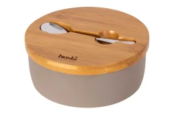CERAMICZNA CUKIERNICA Z ŁYŻECZKĄ HUSLA HYGGE