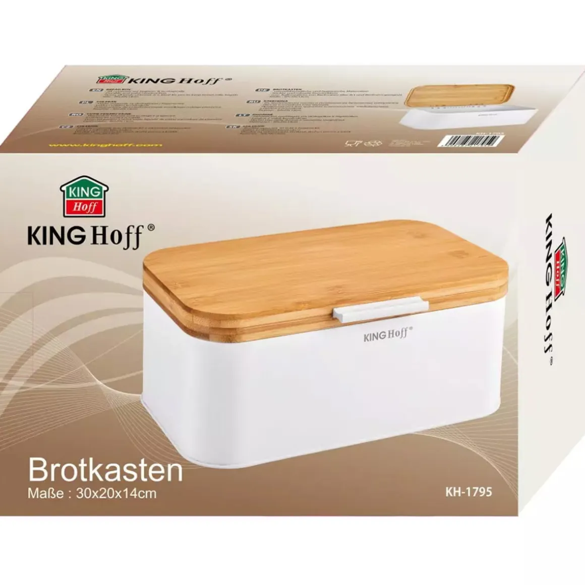 CHLEBAK BAMBUSOWO STALOWY KINGHOFF KH-1795