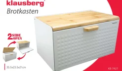 CHLEBAK DWUSTRONNY KLAUSBERG KB-7427 biały