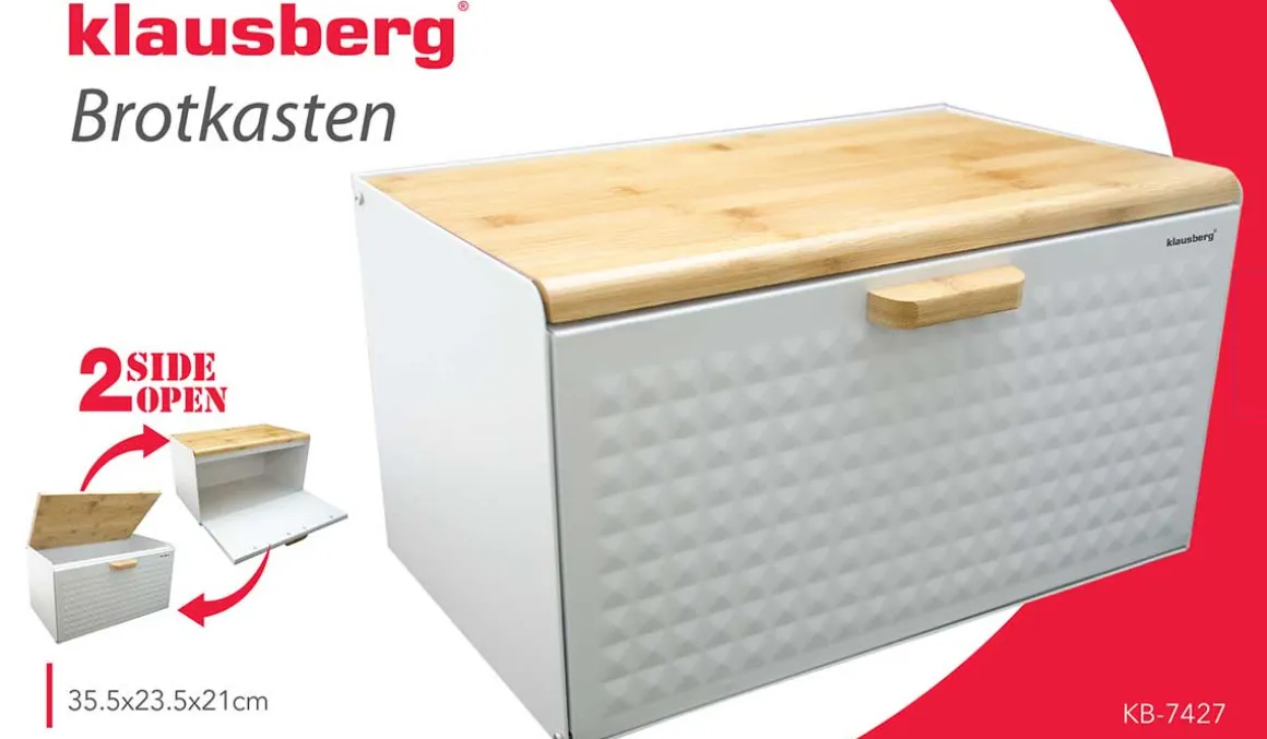 CHLEBAK DWUSTRONNY KLAUSBERG KB-7427 biały