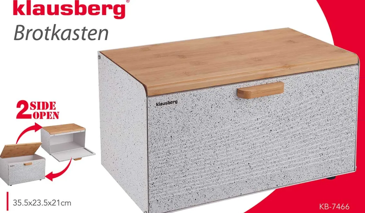 CHLEBAK POJEMNIK NA PIECZYWO DWUSTRONNY KLAUSBERG KB-7466
