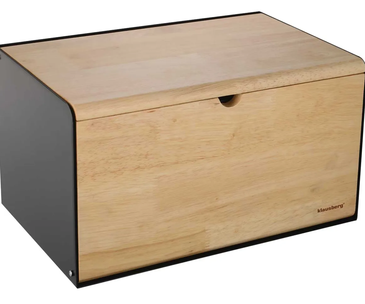 CHLEBAK POJEMNIK NA PIECZYWO DWUSTRONNY KLAUSBERG KB-7386 BLACK