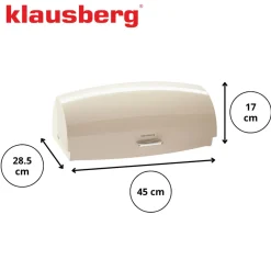 CHLEBAK POJEMNIK STALOWY NA PIECZYWO KLAUSBERG KB-7932
