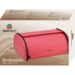 CHLEBAK STALOWY KINGHOFF KH-1753 czerwony
