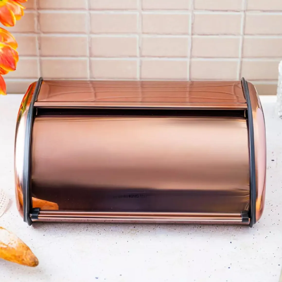 CHLEBAK STALOWY KINGHOFF KH-1840 ROSE GOLD