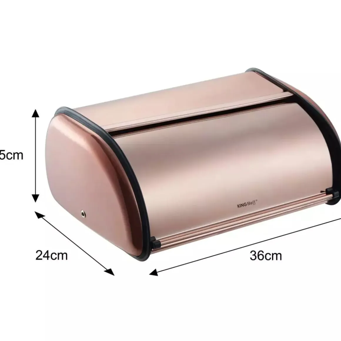 CHLEBAK STALOWY KINGHOFF KH-1840 ROSE GOLD