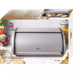 CHLEBAK STALOWY KINGHOFF KH-1863 szary