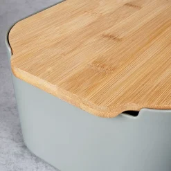 CHLEBAK Z DESKĄ BAMBUSOWĄ SZARY 259302