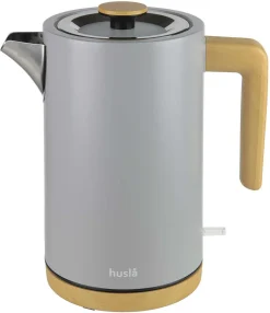 CZAJNIK ELEKTRYCZNY HUSLA 1,5L SZARY LOFT DESIGN