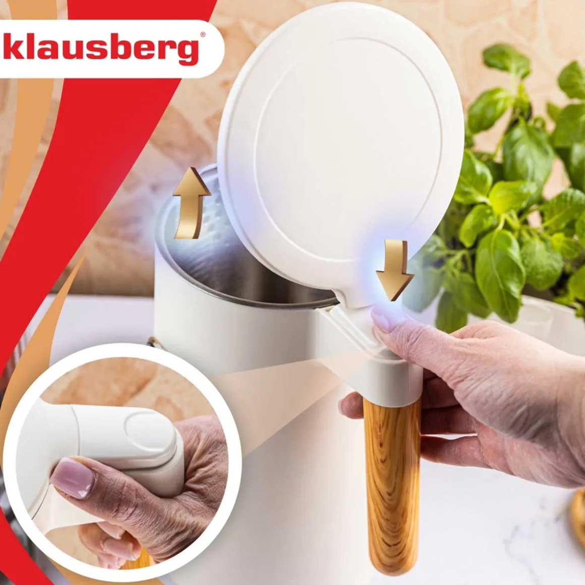 CZAJNIK ELEKTRYCZNY 1,7L KLAUSBERG KB-9005 REGULACJA TEMPERATURY