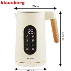 CZAJNIK ELEKTRYCZNY 1,7L KLAUSBERG KB-9005 REGULACJA TEMPERATURY