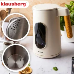 CZAJNIK ELEKTRYCZNY 1,7L KLAUSBERG KB-9005 REGULACJA TEMPERATURY