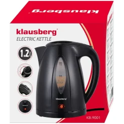 CZAJNIK ELEKTRYCZNY 1,2L KLAUSBERG KB-9001 CZARNY