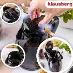 CZAJNIK ELEKTRYCZNY 1,2L KLAUSBERG KB-9001 CZARNY