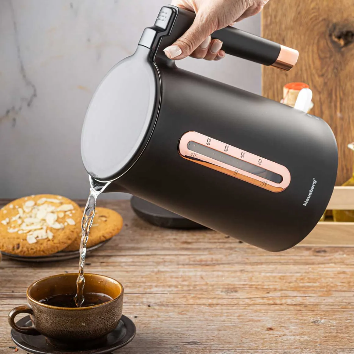CZAJNIK ELEKTRYCZNY 1,7L KLAUSBERG KB-7889 ROSE GOLD