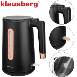 CZAJNIK ELEKTRYCZNY 1,7L KLAUSBERG KB-7889 ROSE GOLD