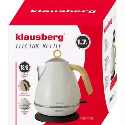 CZAJNIK ELEKTRYCZNY 1,7L KLAUSBERG KB-7708 KREMOWY