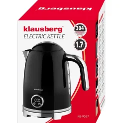 CZAJNIK ELEKTRYCZNY 1,7L Z TERMOMETREM LED KLAUSBERG KB-9027 RETRO