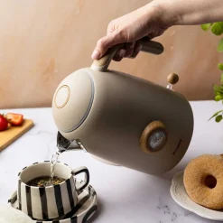 CZAJNIK ELEKTRYCZNY 1,7L Z TERMOMETREM KLAUSBERG KB-9020 RETRO