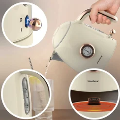 CZAJNIK ELEKTRYCZNY 1L Z TERMOMETREM KLAUSBERG KB-9018