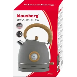 CZAJNIK ELEKTRYCZNY 1,8L Z TERMOMETREM KLAUSBERG KB-9009 RETRO