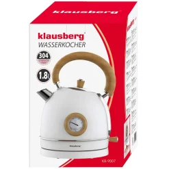 CZAJNIK ELEKTRYCZNY 1,8L Z TERMOMETREM KLAUSBERG KB-9007 RETRO