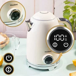 CZAJNIK ELEKTRYCZNY 1,7L Z TERMOMETREM LED KLAUSBERG KB-9028 RETRO