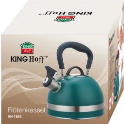 CZAJNIK 1,8L Z GWIZDKIEM KINGHOFF KH-1855 zielony