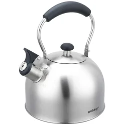 CZAJNIK 2,5L Z GWIZDKIEM KINGHOFF KH-1859 SREBRNY