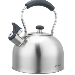 CZAJNIK 2,5L Z GWIZDKIEM KINGHOFF KH-1859 SREBRNY