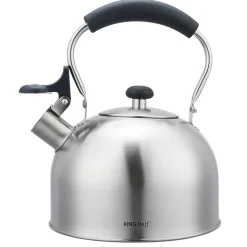 CZAJNIK 2,5L Z GWIZDKIEM KINGHOFF KH-1859 SREBRNY