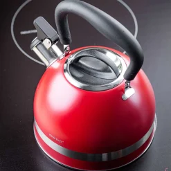 CZAJNIK 1,8L Z GWIZDKIEM KINGHOFF KH-1853 CZERWONY